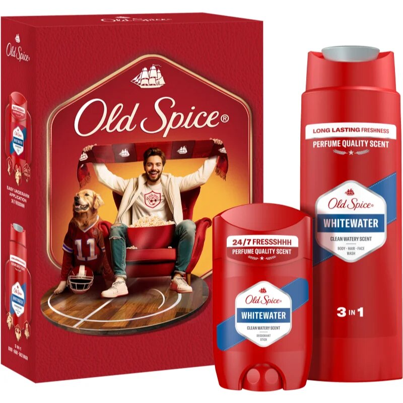 Old Spice Whitewater Sports Fan darilni set za moške