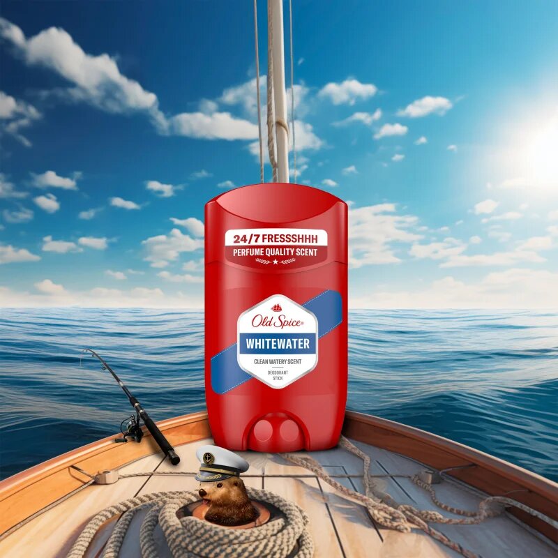 Old Spice Whitewater trdi deodorant za moške 65 ml