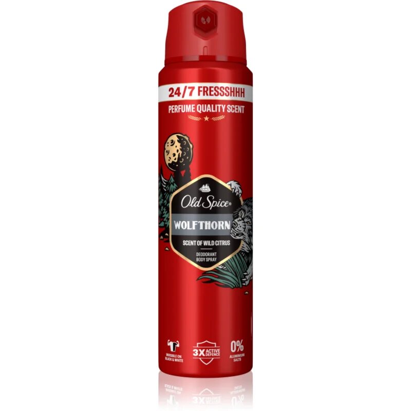 Old Spice Wolfthorn deodorant v pršilu za moške 150 ml
