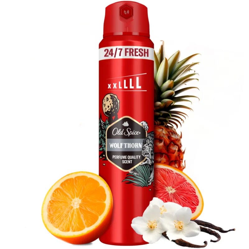 Old Spice Wolfthorn deodorant v pršilu za moške 250 ml