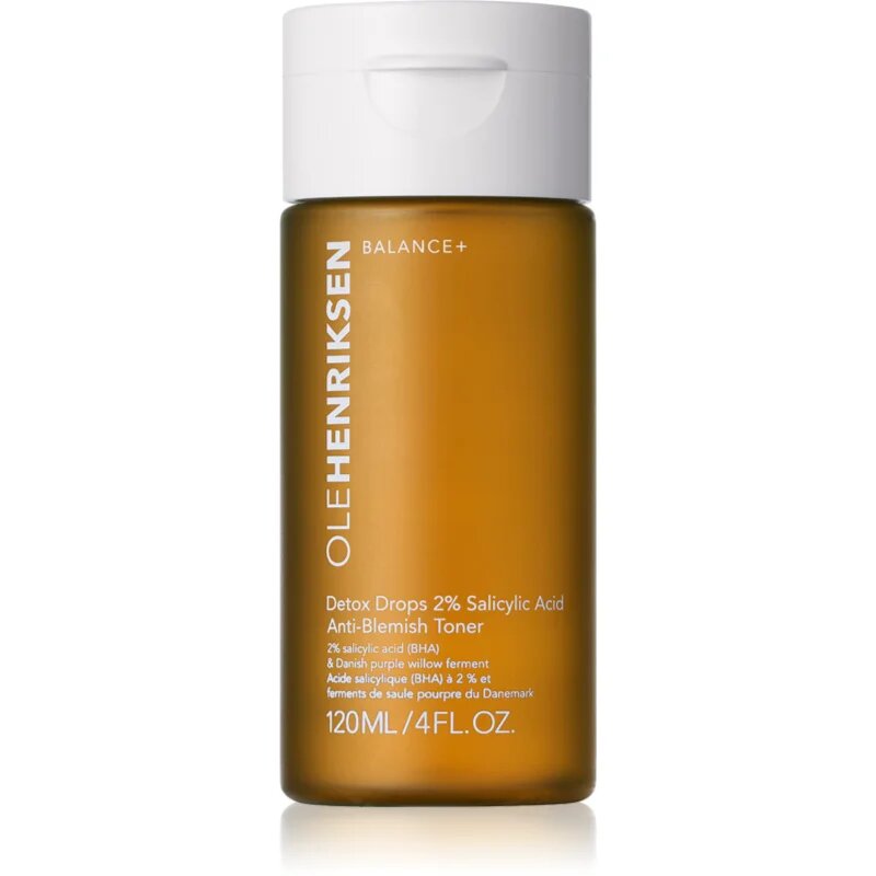 OLEHENRIKSEN Balance+ Detox Drops 2% Salicylic Acid Toner tonik za obraz s salicilno kislino 120 ml