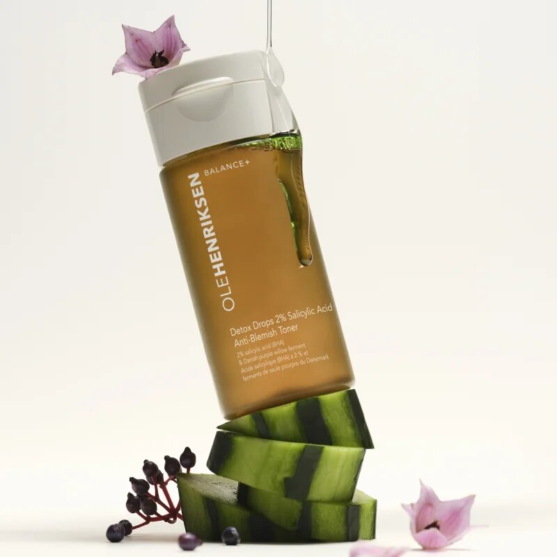 OLEHENRIKSEN Balance+ Detox Drops 2% Salicylic Acid Toner tonik za obraz s salicilno kislino 120 ml
