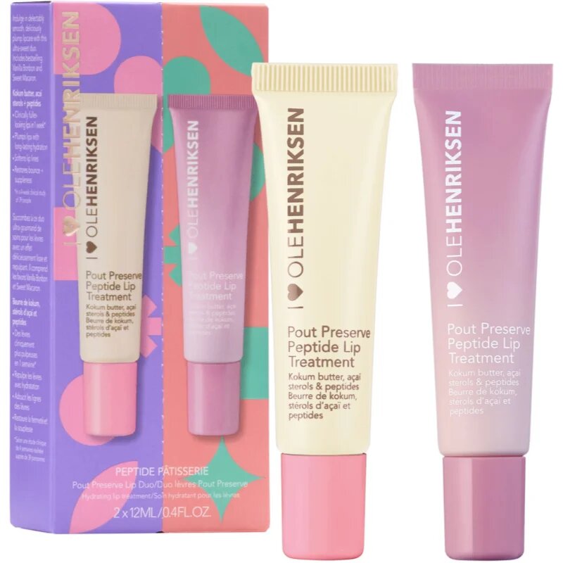 OLEHENRIKSEN Pout Preserve Lip Duo darilni set za ustnice Peptide Pâtisserie