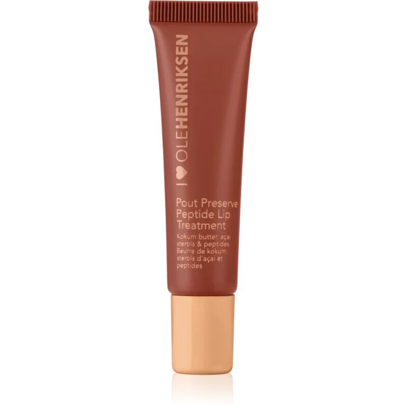 OLEHENRIKSEN Pout Preserve Peptide Lip Treatment vlažilni sijaj za ustnice odtenek Cocoa Crème 12 ml