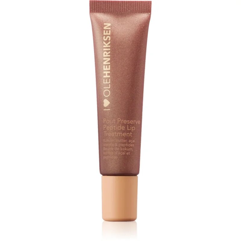 OLEHENRIKSEN Pout Preserve Peptide Lip Treatment vlažilni sijaj za ustnice odtenek Cocoa Crème Glimmer 12 ml