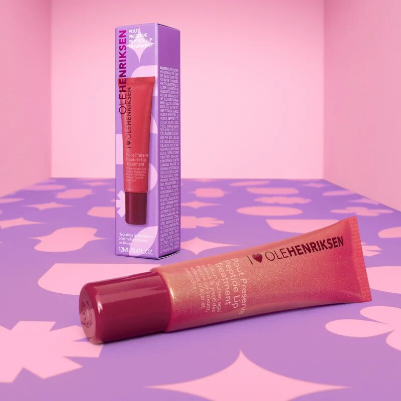 OLEHENRIKSEN Pout Preserve Peptide Lip Treatment vlažilni sijaj za ustnice odtenek Pomegranate Fizz Glimmer 12 ml