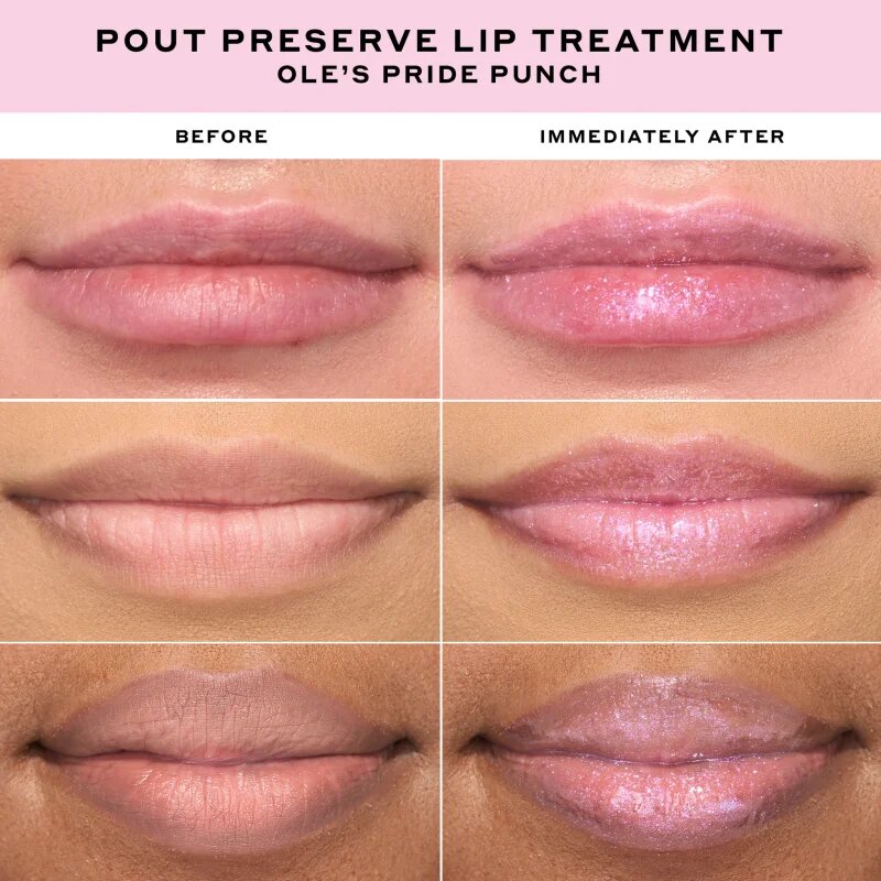 OLEHENRIKSEN Pout Preserve Peptide Lip Treatment vlažilni sijaj za ustnice odtenek Pride Rainbow Glimmer 12 ml