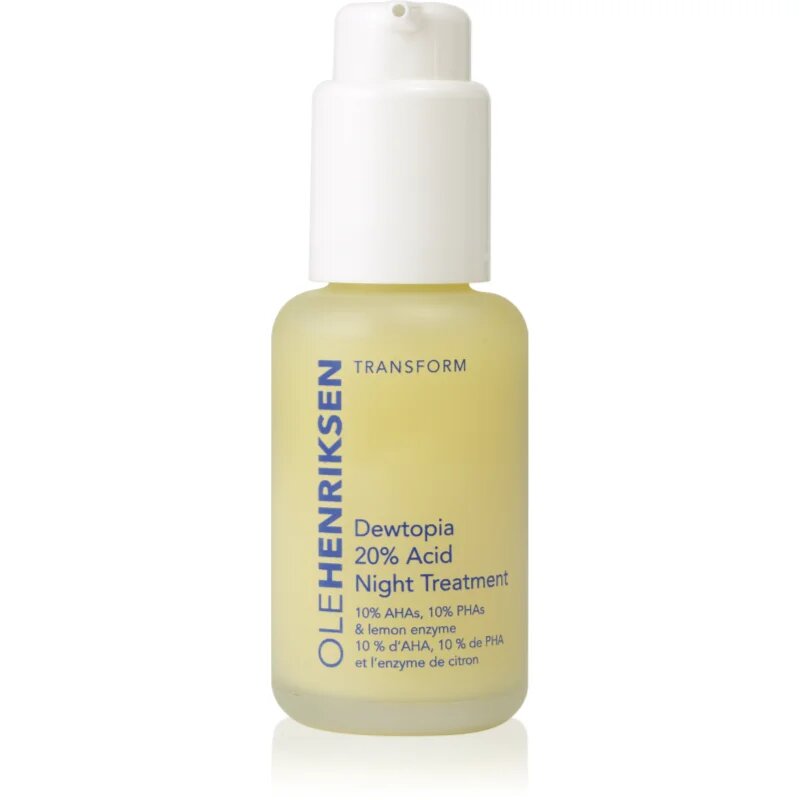 OLEHENRIKSEN Transform Dewtopia 20% Acid Night Treatment nočni serum proti gubam in temnim madežem 30 ml