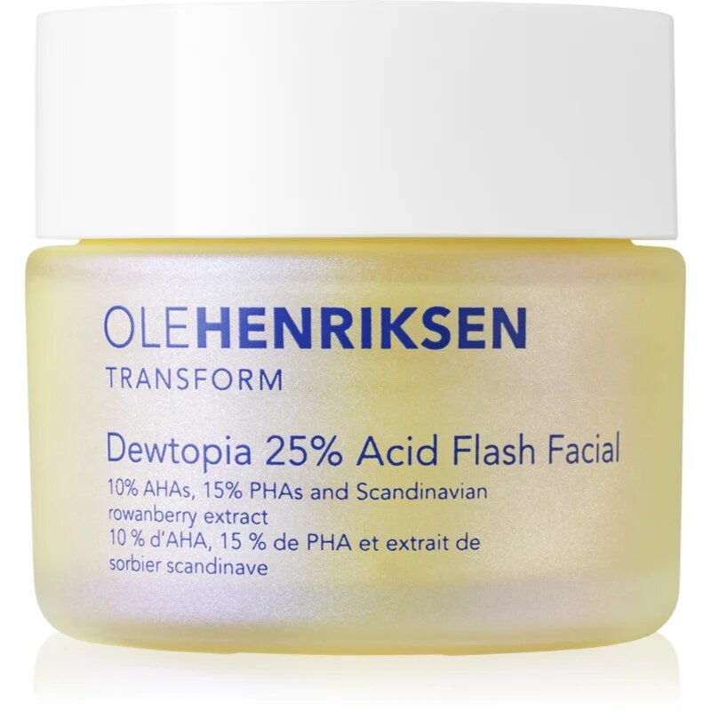 OLEHENRIKSEN Transform Dewtopia 25% Acid Flash Facial eksfoliacijska maska 50 ml