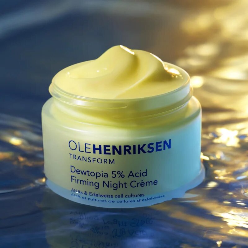OLEHENRIKSEN Transform Dewtopia 5% Acid Firming Night Crème učvrstitvena nočna krema z AHA 50 ml