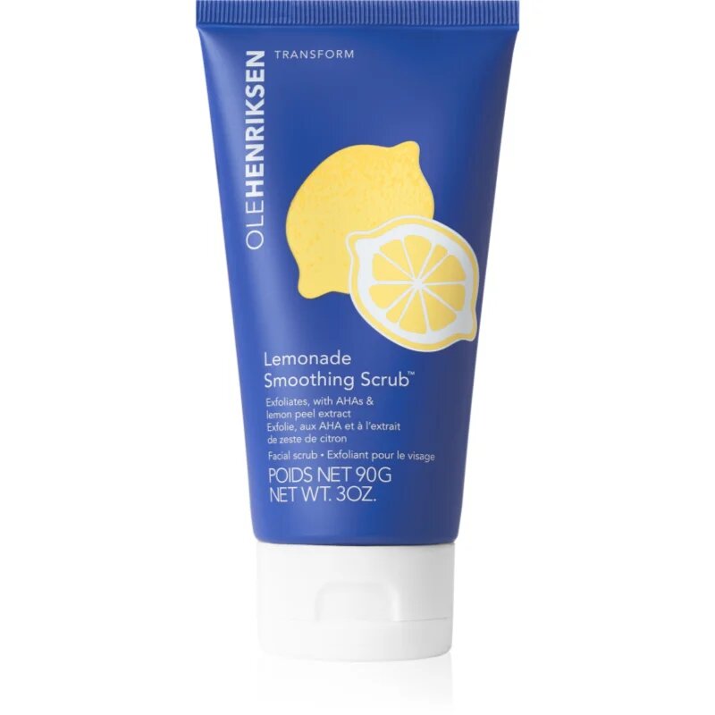 OLEHENRIKSEN Transform Lemonade Smoothing Srub gladilni piling za obraz z učinkom eksfoliacije 90 g