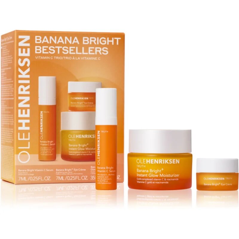 OLEHENRIKSEN Truth Banana Bright Bestsellers Vitamin C Trio set za nego obraza