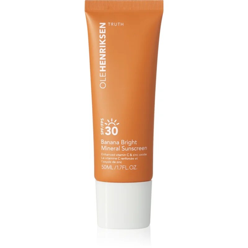 OLEHENRIKSEN Truth Banana Bright Mineral Sunscreen SPF 30 krema za sončenje za obraz z vitaminom C SPF 30 50 ml