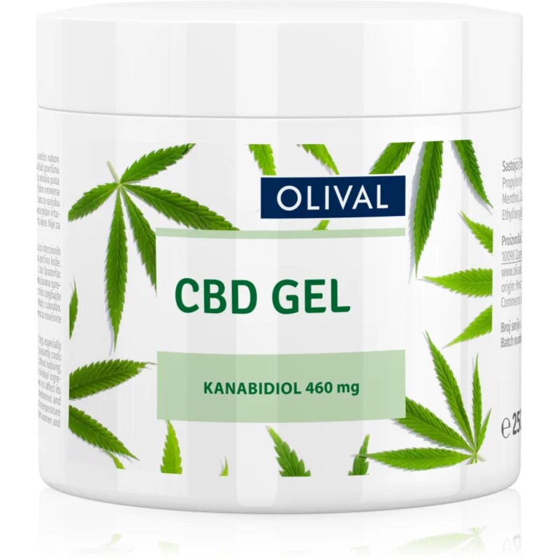 Olival CBD Gel osvežilni gel za utrujene noge 250 ml
