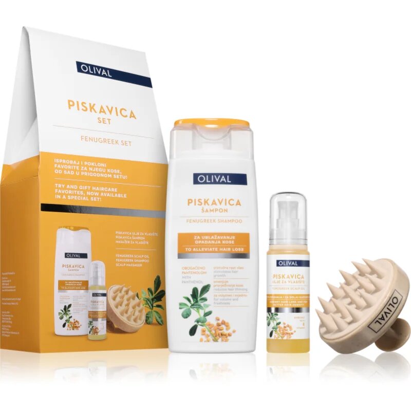 Olival Fenugreek darilni set proti izpadanju las