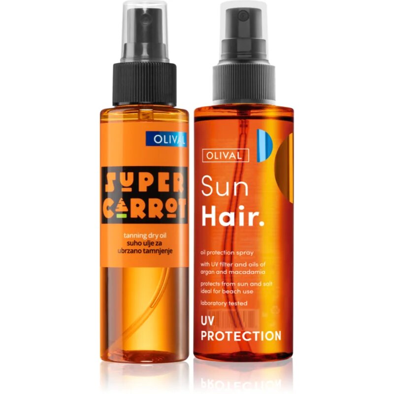 Olival Glow & Protect set za izpostavljanje soncu