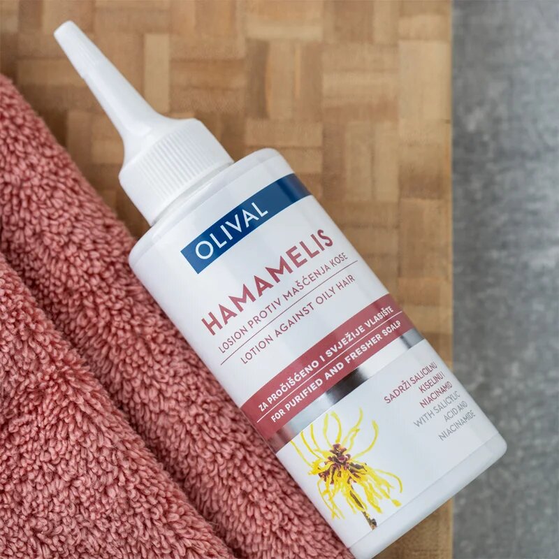 Olival Hamamelis lahki serum za mastne lase in lasišče 150 ml