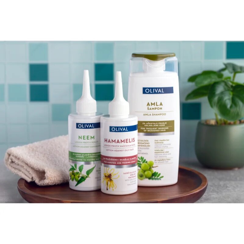 Olival Hamamelis lahki serum za mastne lase in lasišče 150 ml