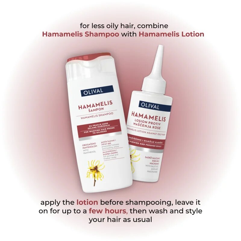 Olival Hamamelis šampon za mastno lasišče 250 ml