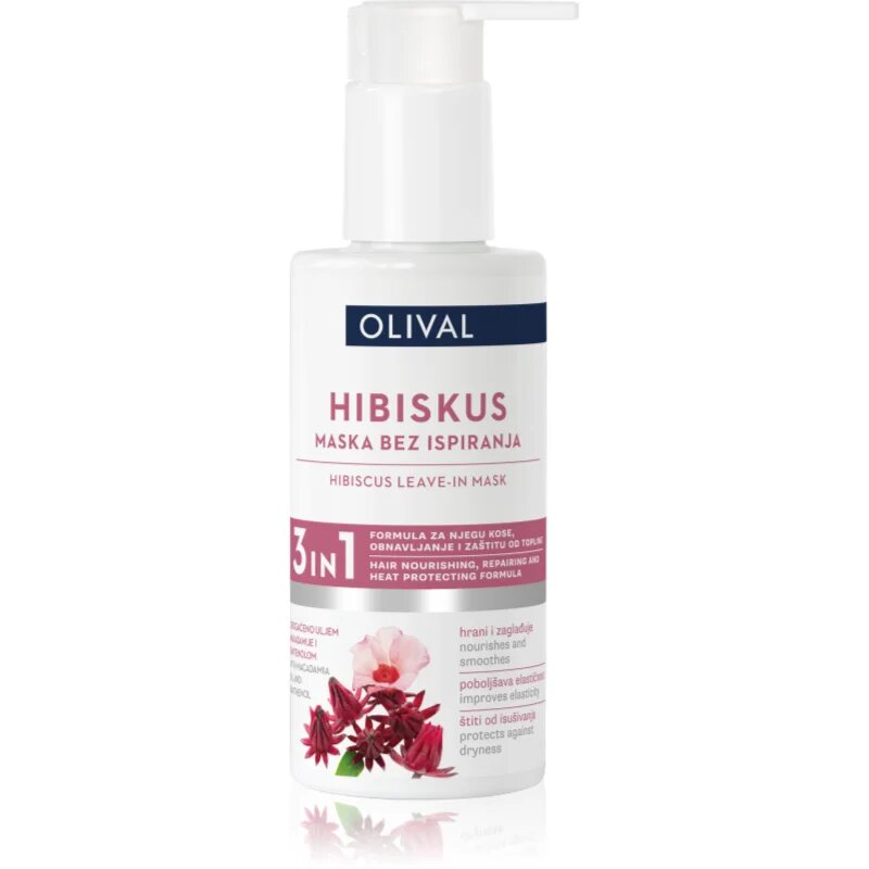 Olival Hibiscus obnovitvena maska brez spiranja 150 ml