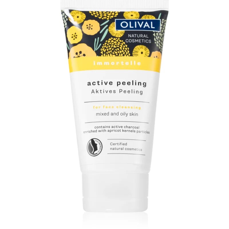 Olival Immortelle Active Peeling čistilni piling za obraz za mastno in mešano kožo 75 ml