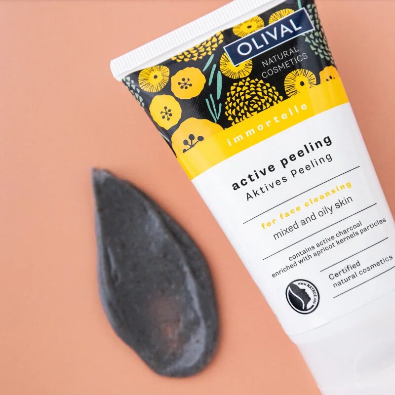 Olival Immortelle Active Peeling čistilni piling za obraz za mastno in mešano kožo 75 ml