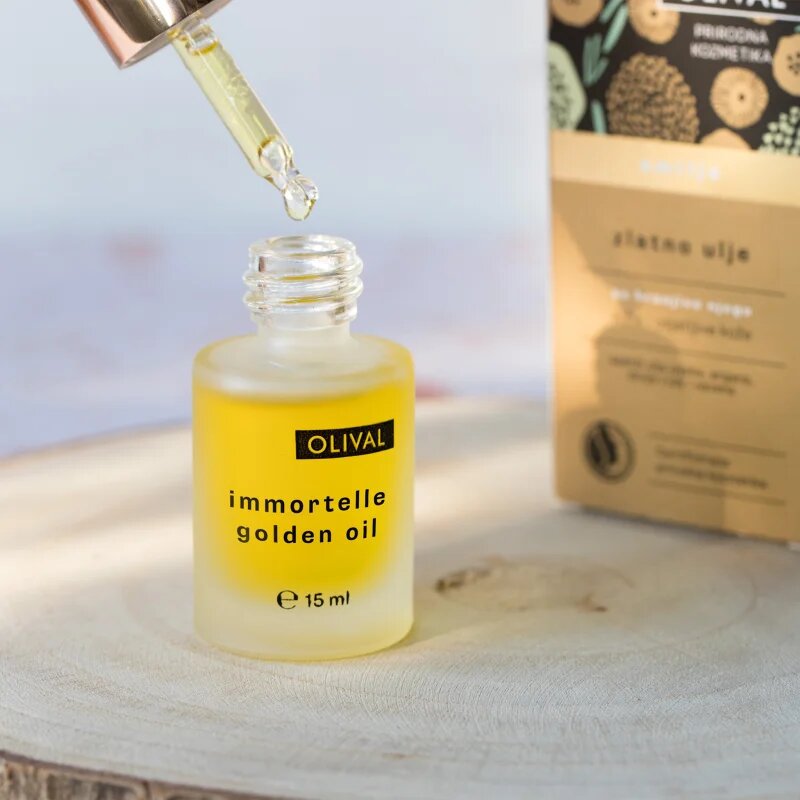 Olival Immortelle Golden Oil olje za obraz za občutljivo in suho kožo 15 ml
