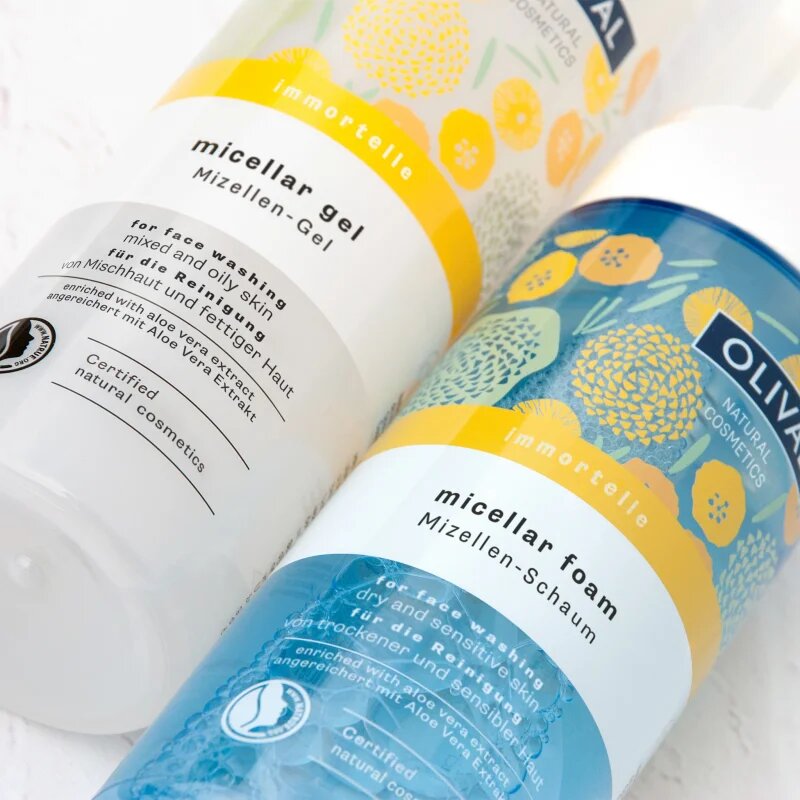 Olival Immortelle Micellar Gel gel za umivanje obraza za mešano do mastno kožo 200 ml