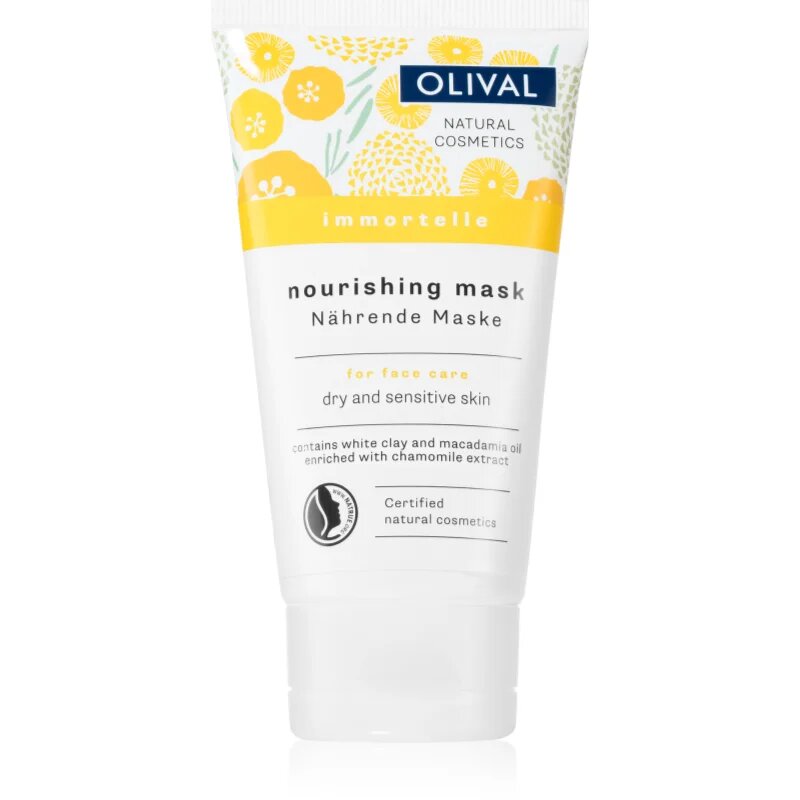 Olival Immortelle Nourishing Mask hranilna maska za občutljivo in suho kožo 75 ml