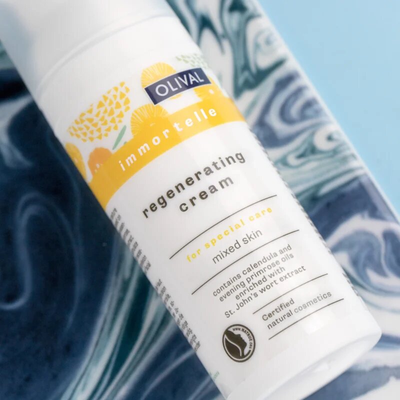 Olival Immortelle Regenerating Cream regeneracijska krema za mastno in mešano kožo 50 ml