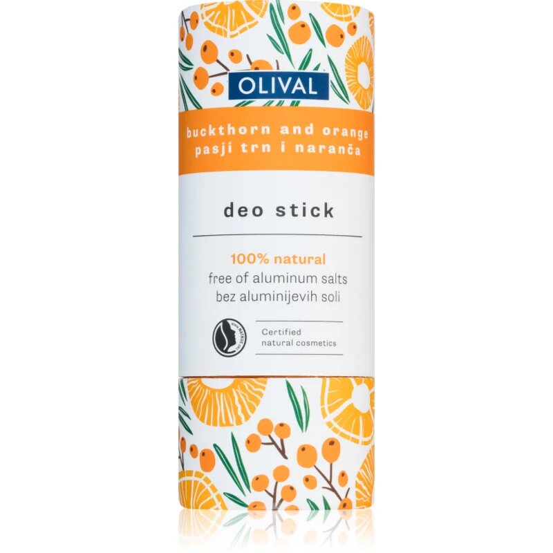 Olival Natural Buckthorn and Orange trdi deodorant brez aluminijevih soli 40 g