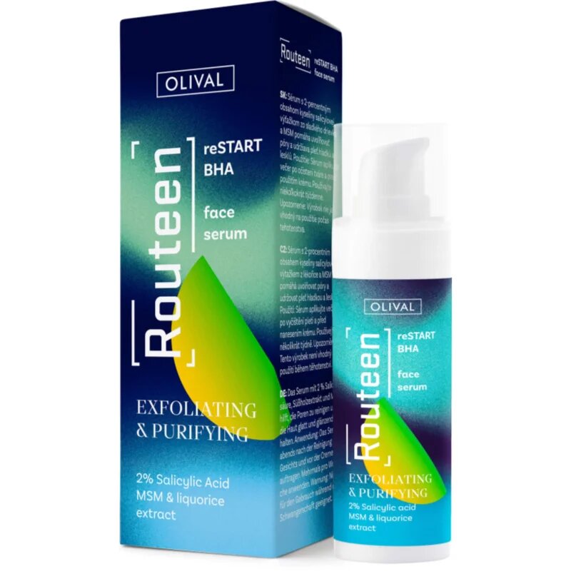 Olival Routeen reSTART BHA serum za obraz s salicilno kislino 30 ml