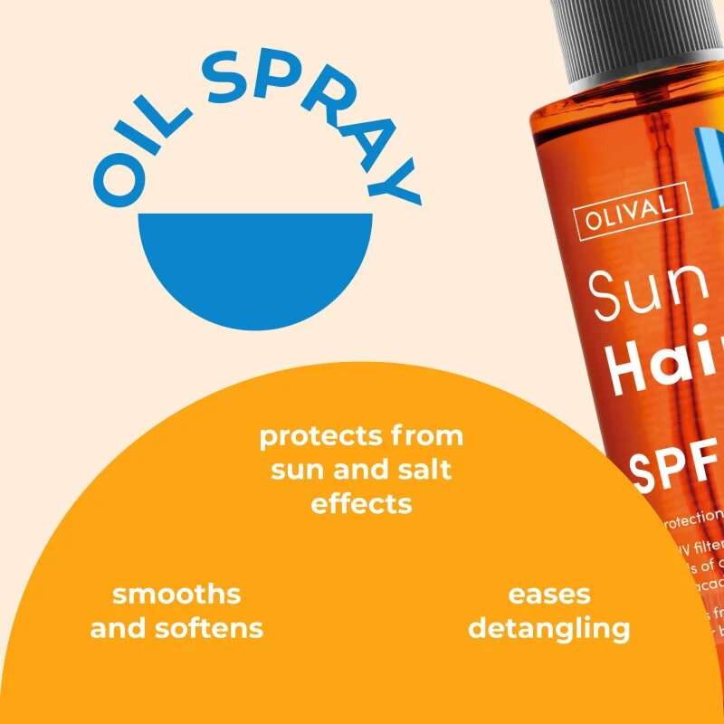 Olival Sun zaščitno pršilo za lase izpostavljene soncu 100 ml