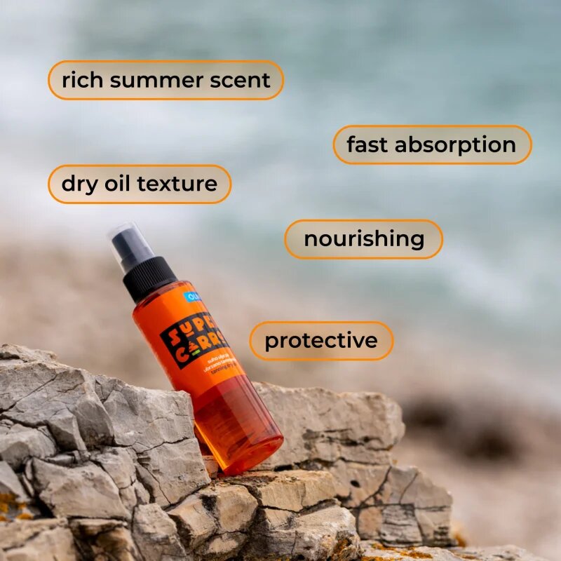 Olival SUPER Carrot Dry Oil suho olje za telo pospešujoči porjavitev 100 ml