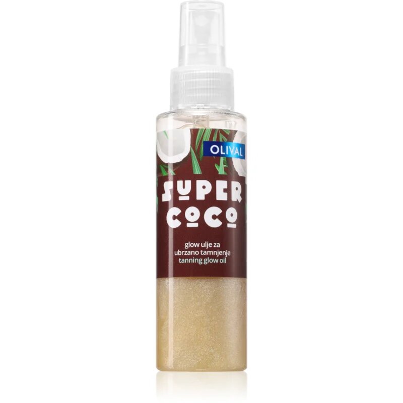 Olival SUPER Coco olje za sončenje z bleščicami 100 ml
