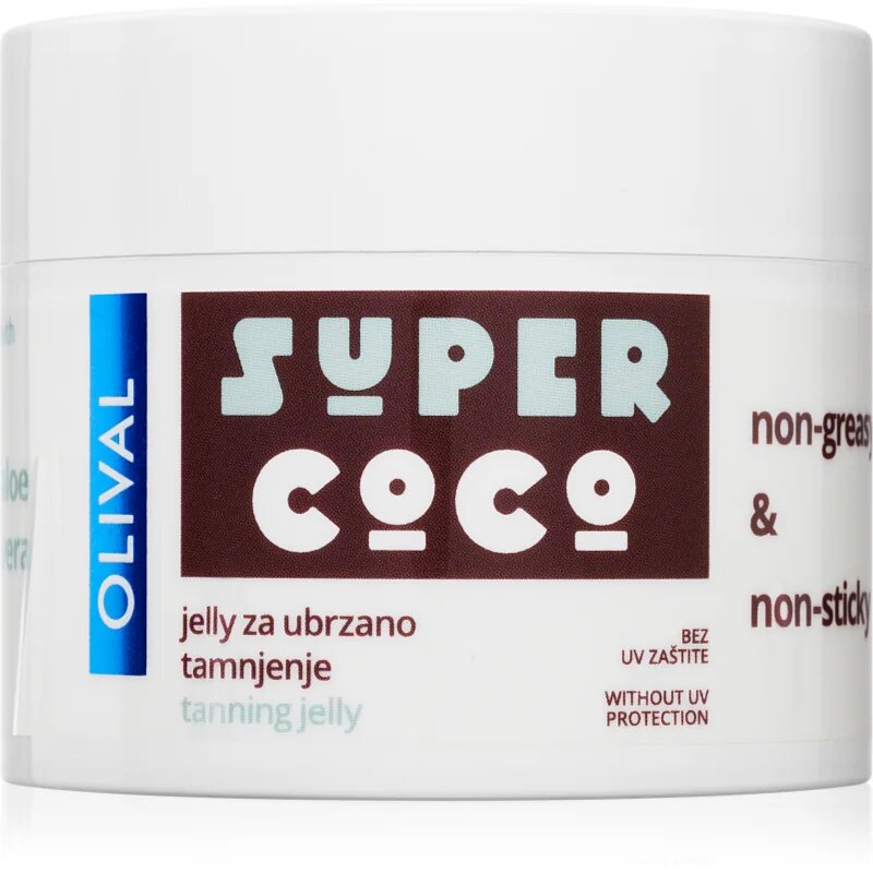 Olival SUPER Coco vlažilna gel krema za pospeševanje porjavitve 100 ml