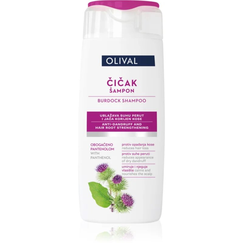 Olival Treatment Burdock šampon za suhe in poškodovane lase 250 ml