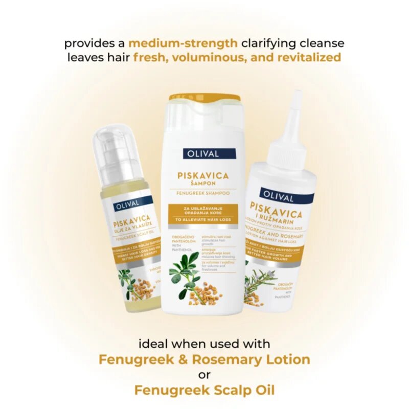 Olival Treatment Fenugreek šampon proti izpadanju las 250 ml