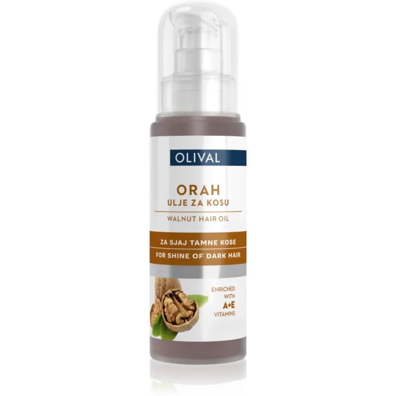 Olival Walnut olje za lase za temne lase 60 ml