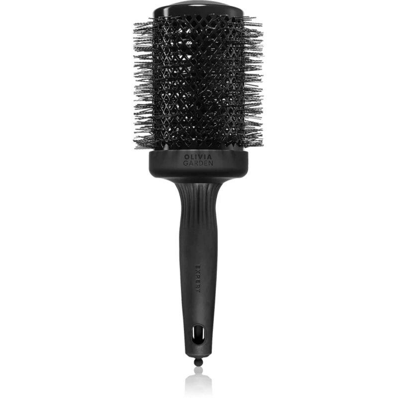 Olivia Garden Black Label SHINE Wavy Bristles okrogla krtača za lase premer 65 mm 1 kos