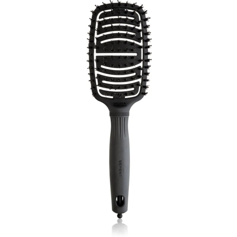 Olivia Garden Care Flex Board & Nylon Black ravna krtača za lase 1 kos