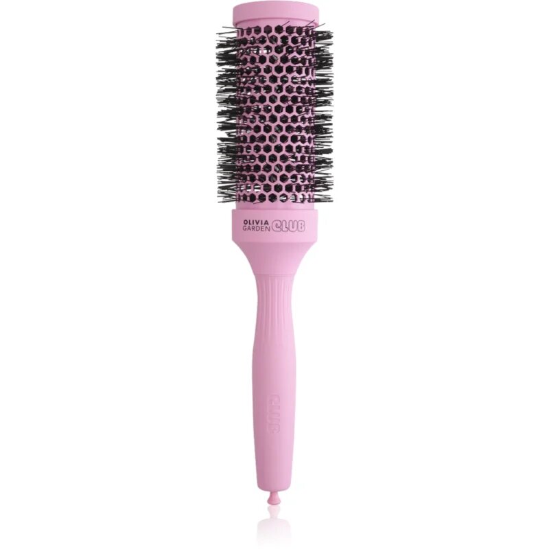 Olivia Garden Club The Glow Blowout Ceramic Round Brush Pink okrogla krtača za lase M 1 kos