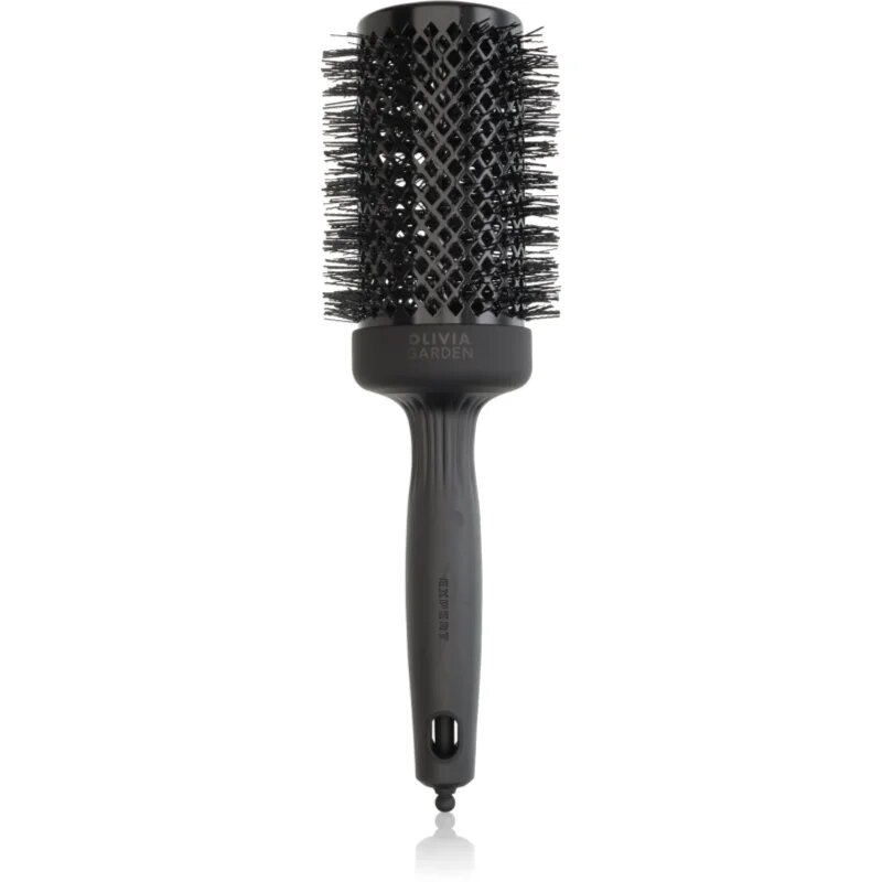 Olivia Garden Expert Blowout Shine Full Black okrogla krtača za lase Ø 55 mm 1 kos
