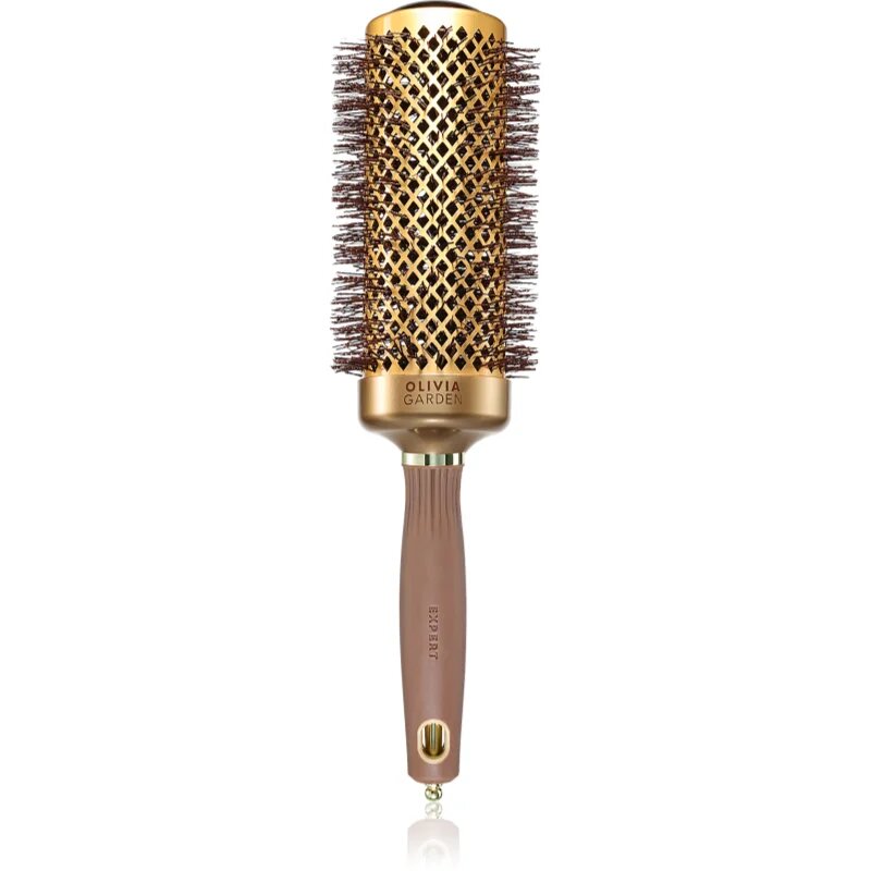 Olivia Garden Expert Blowout Speed Gold&Brown okrogla krtača za lase 55mm 1 kos