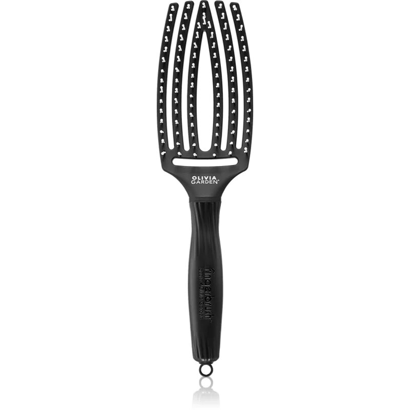 Olivia Garden Fingerbrush Ionic Bristles krtača za lase 1 kos