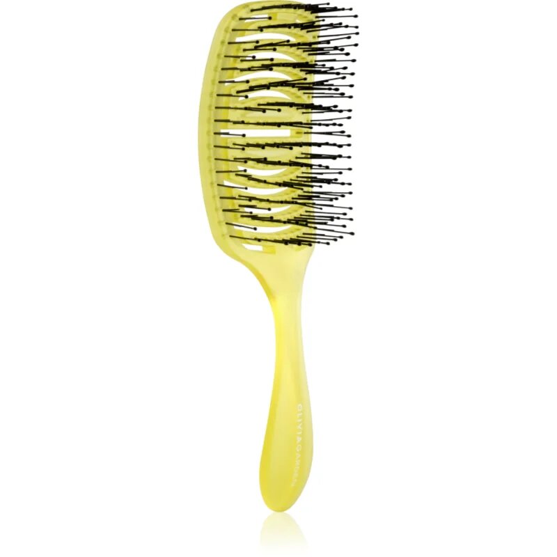 Olivia Garden iDetangle Pride ravna krtača Yellow 1 kos