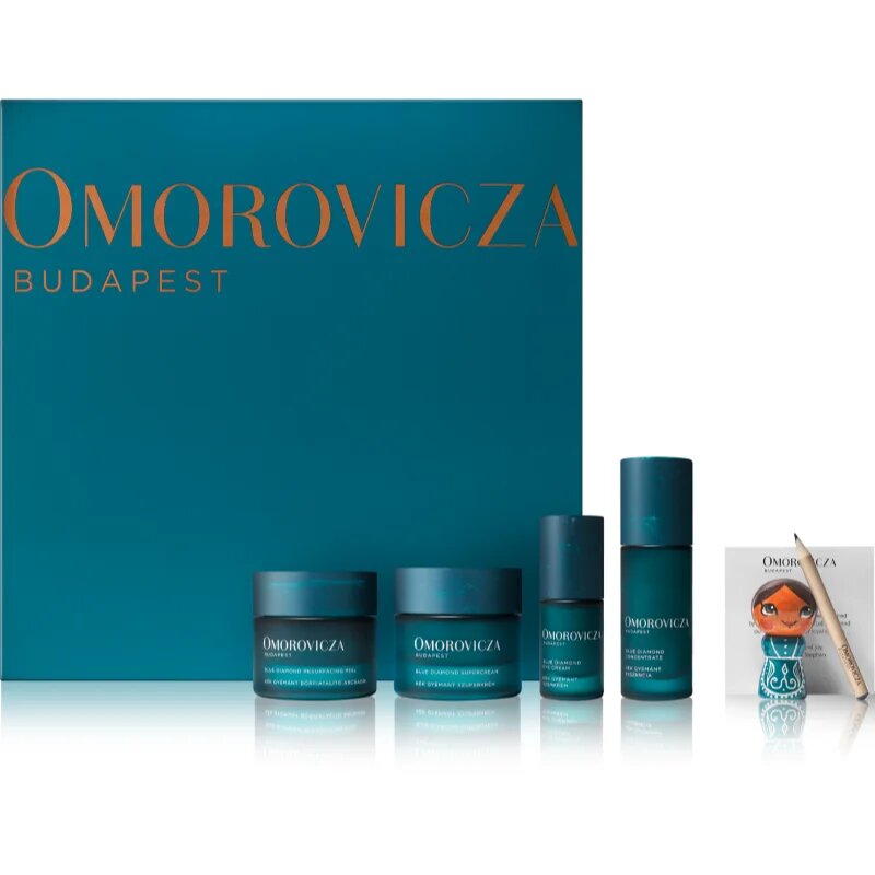 Omorovicza Blue Diamond Gratitude Set darilni set za čvrsto in nahranjeno kožo obraza