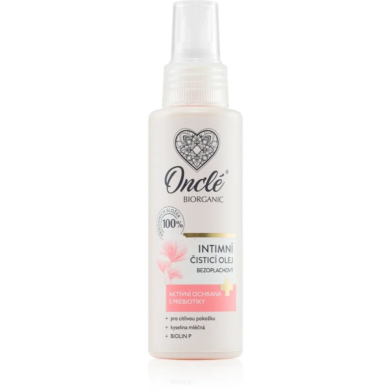 Onclé Biorganic čistilno olje za intimno higieno 100 ml