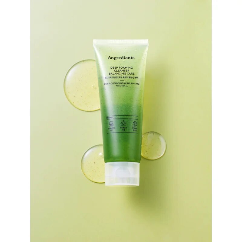 Ongredients Balancing Care Deep Foaming Cleanser pomirjajoči čistilni penasti gel proti nepravilnostim na koži 120 ml