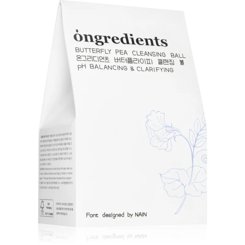 Ongredients Butterfly Pea Cleansing Ball čistilno milo za obraz z antioksidacijskim učinkom 110 g